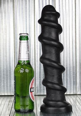 30 x 4 - 7 cm Dildo Black Twist