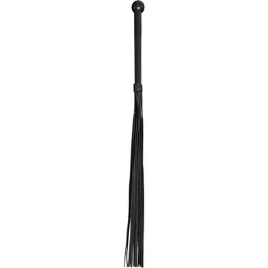 XXdreamSToys Leder-Peitsche mit Kugel-Holzgriff schwarz