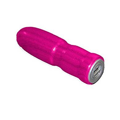 M&M Wood Production Holzpowerbank Thor Meranti im Dildodesign. pink. 1 Stück