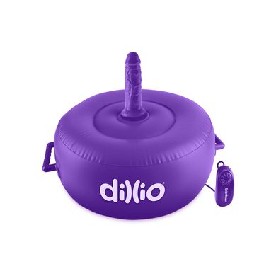 Dillio - Vibrating Inflatable Hot Seat purple