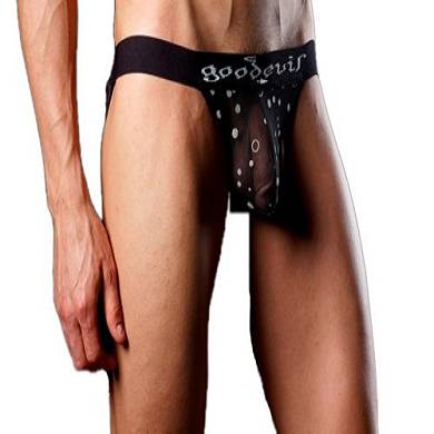 Good Devil 4008 Sheer Balls Jockstrap blue Gr.M**