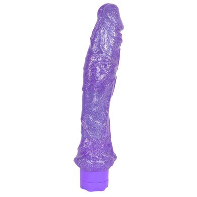 25 x 3,8 - 4,8 cm Vibrator Glitter Joy No.2 purple