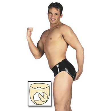 Herren-Latex-Slip