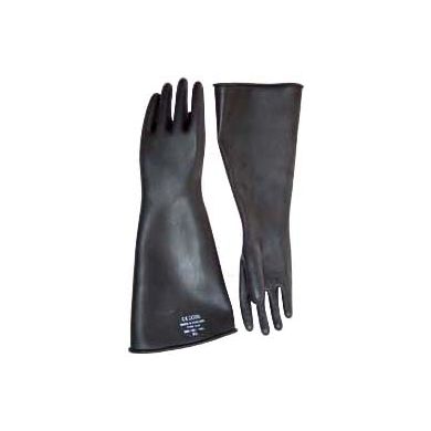 Gummihandschuhe schwarz Medium