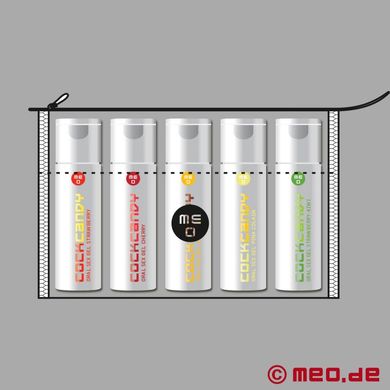 COCK CANDY Vorteilspack 5 x Blowjob Gel mit Geschmack