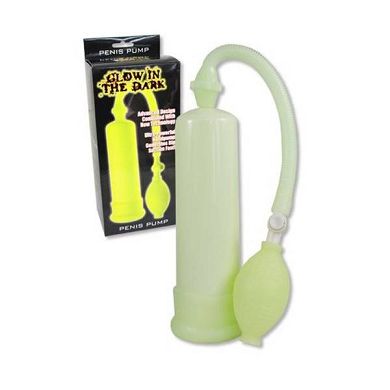 Penispumpe Glow in the Dark Erektionshilfe von Extasialand