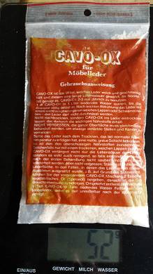 Cavo OX  fr Leder Pflege Mbel Leder Pflege Lederreinigung 40g