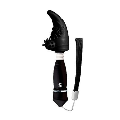 Massagestab Big Klit schwarz, 15 x 3 cm