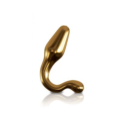 Glasdildo goldener Tropfen 10,7 x 3 cm
