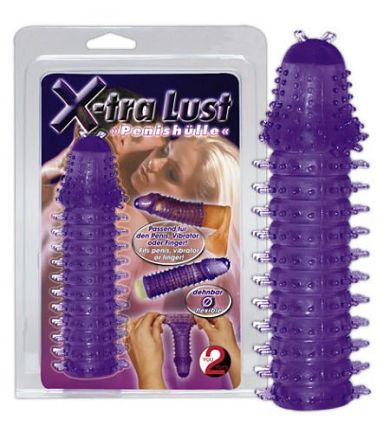 Penis Hlle mit Noppen/Stacheln -Super Stretch-