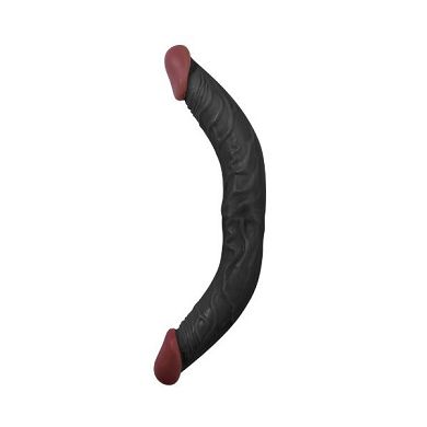 Hoodlum - Realistic Double Dong. 13' - realistischer Doppel Dildo in Penis Form - black /