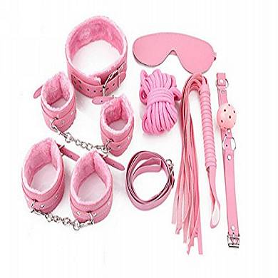 LYP82NLF Sex Werkzeuge 7 Stück unter dem Bett Restraint System Slave S&M Fesseln 