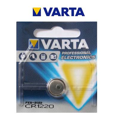 5 Stück VARTA CR1220 CR 1220 Lithium Knopfzelle 3 Volt Batterie im Blister