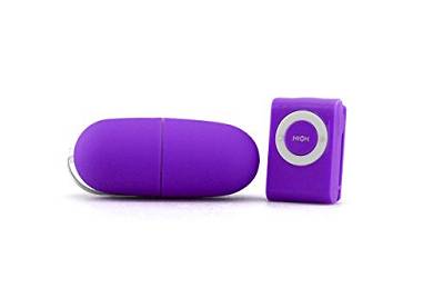 Extasialand Vibroei mit Fernbedienung im MP3 Player Design 20 Stufen in purple
