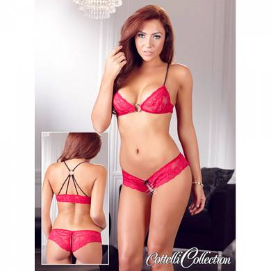 Cottelli Collection - BH-Set "Maddi" - in Rot