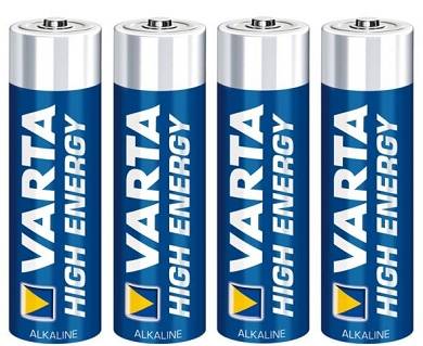 4 x Batterien Varta 4906 High Energy 1,5V AA LR06 Mignon SOFORT & NEU