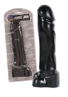 25 x 5,3 cm Jumbo Jack MAN-O-WAR black Dildo