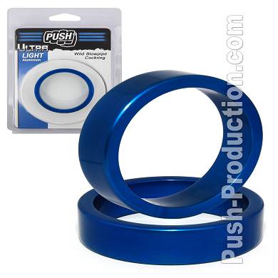 Push Ultra Light - Wild Blowpipe Aluminium Cockring Blau
