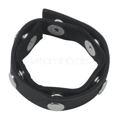 Spartacus 6 Speed Leather Cock Ring
