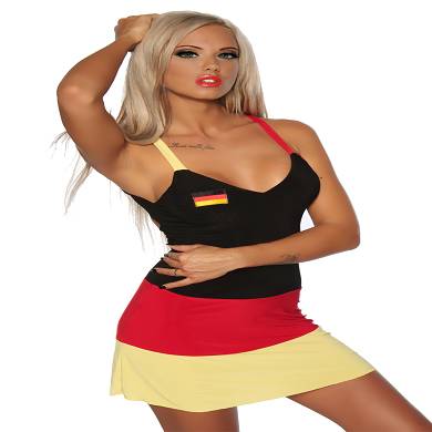 Minikleid mit Deustchland Fahne