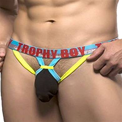 Andrew Christian Trophy Boy Allure Thong Underwear Black