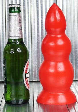 23 x 5 - 8 cm OPENER red Plug / Dildo rot