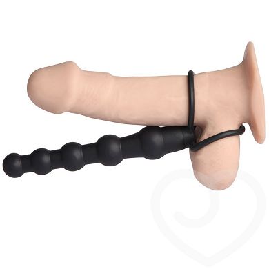 Love Rider - Doppelpenetrator mit Silikonkugeln
