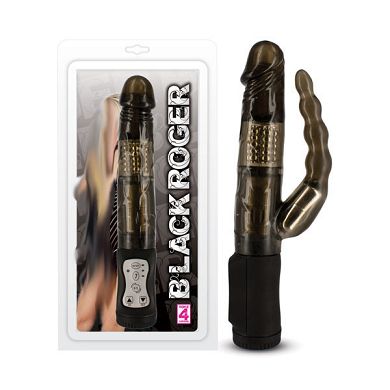 T4L Black Roger Vibrator, 21 x 3 cm