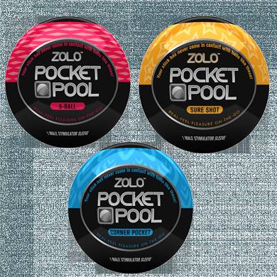3er Set Zolo Pocket (8 Ball / Corner / Sure Shot)