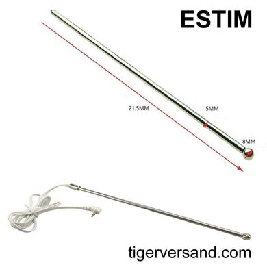 Estim LONG TOM XXL MONSER PENIS PLUG 210 x 5 mm