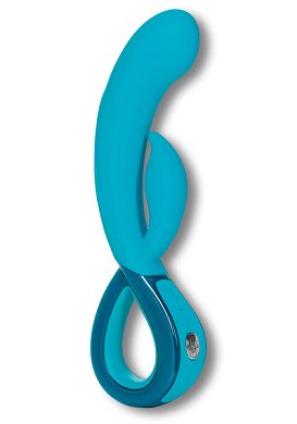 19 x 4 cm Vibrator KEY LEIA blue - Akku Power