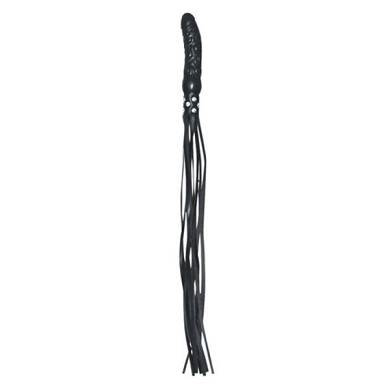 Leder Peitsche mit Penisgriff