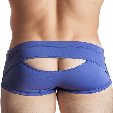 GBGB Mike Trunk Underwear Open Back Dark Blue