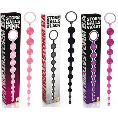 T4L Storm Balls Anal Kette 25 x 0,5-2cm
