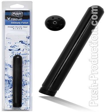 Push Xtreme - Intimduschkopf gerade - schwarz