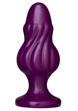 13 x 5 cm Plug Doc Johnson Platinum Silicone The Spin purple