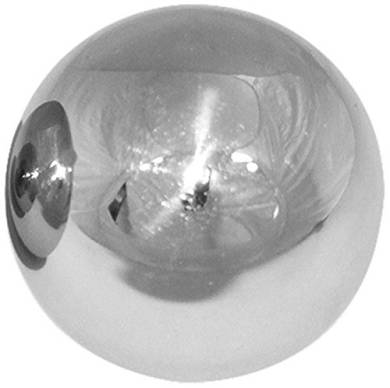 Roestvrij staal Screw-On/Off Ball 45 mm for Shafter Ring. 1er Pack (1 x 1 Stück)