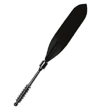 Leder Klatsche mit Metallgriff