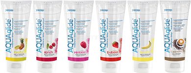 AQUAglide Gleitgel mit Geschmack 100ml