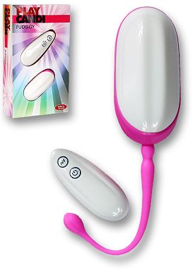 Schnurlos Vibro Bullet - Play Candy Fudggy weiss-pink