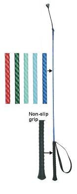 Reitgerte Springgerte Dressurgerte weiß-grün 90 cm
