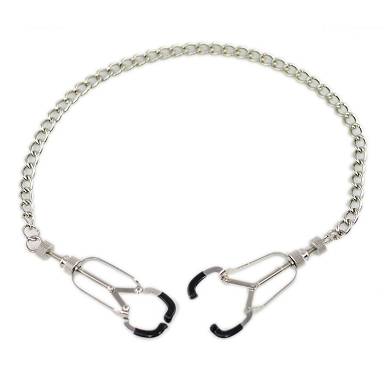 Brustklammern mit Metallkette