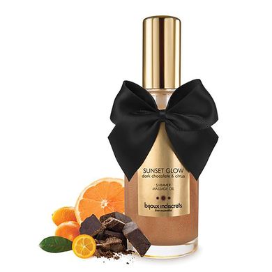 Bijoux Cosmetiques Sunst Glow Massagel Dark Chocolate Citrus 100 ml