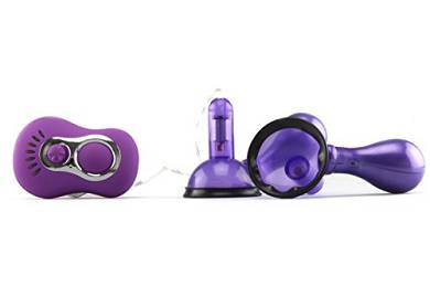 Extasialand Nippelpumpe mit 7-stufiger Vibration und Fernbedienung