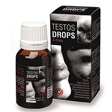 Testos Drops 15 ml - der Lustverstärker Potenzmittel Aphrodisiakum Lustmittel