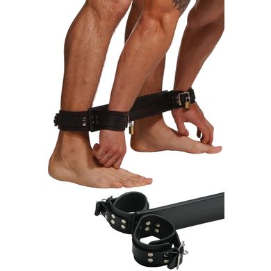 STRICT Spreizstange mit Leder Hand und Fussfesseln - Easy Access