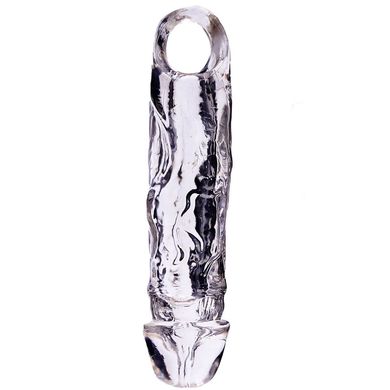 26,4 x 5,5 cm ASS VEGAS Penismanschette Battleaxe clear