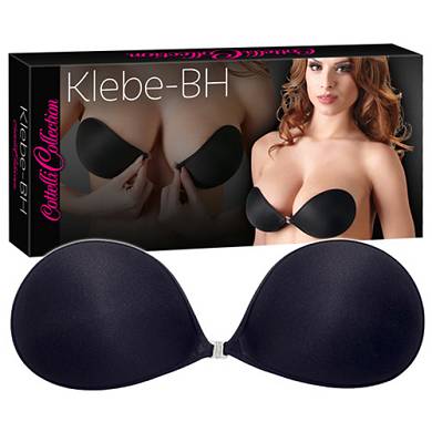 Cotelli Collection ? Selbstklebender BH in Schwarz