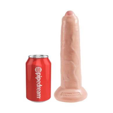 Realistischer Dildo unbeschnitten 25,5 x 4,5 cm