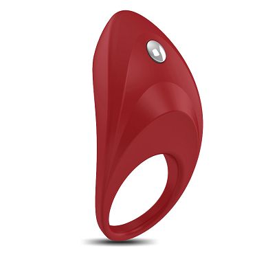OVO B7 Silikon Vibro Penisring - rot